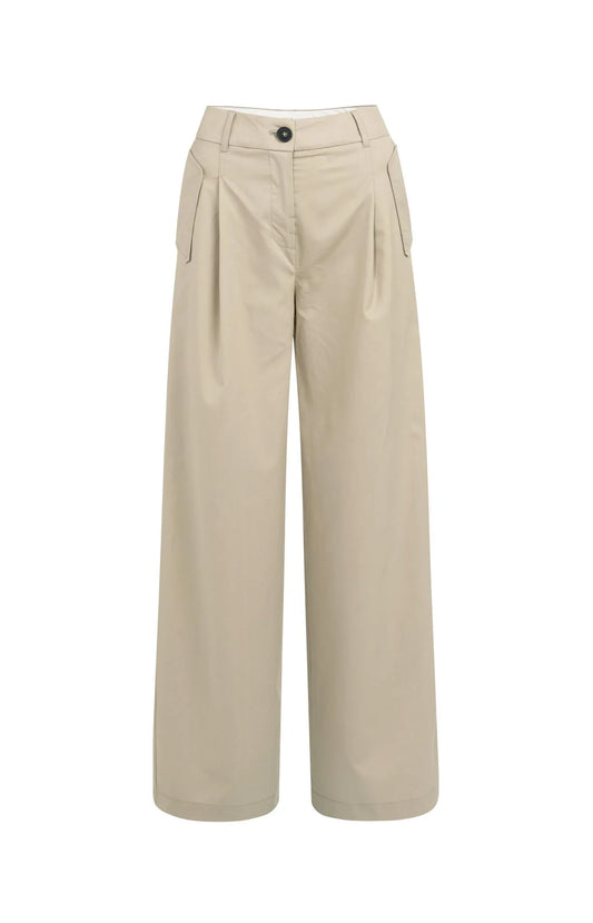 YAYA Cargohose mit Bundfalten und weitem Bein L32