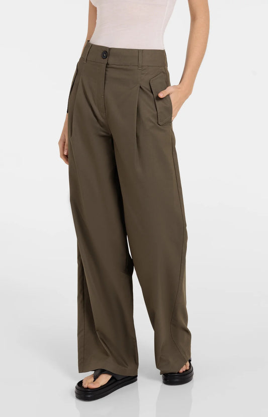 YAYA Cargohose mit Bundfalten und weitem Bein L32