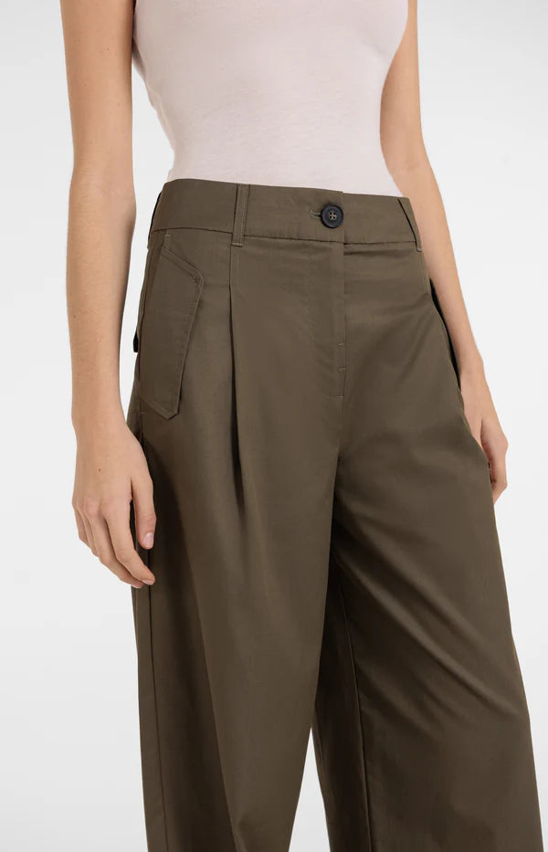 YAYA Cargohose mit Bundfalten und weitem Bein L32