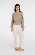 Bild in Galerie laden, YAYA Pullover Strickfrottee mit U-Boot-Ausschnitt
