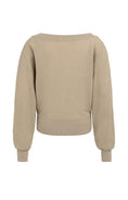 Bild in Galerie laden, YAYA Pullover Strickfrottee mit U-Boot-Ausschnitt
