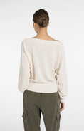 Bild in Galerie laden, YAYA Pullover Strickfrottee mit U-Boot-Ausschnitt
