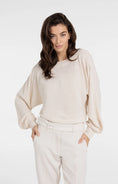 Bild in Galerie laden, YAYA Pullover Strickfrottee mit U-Boot-Ausschnitt
