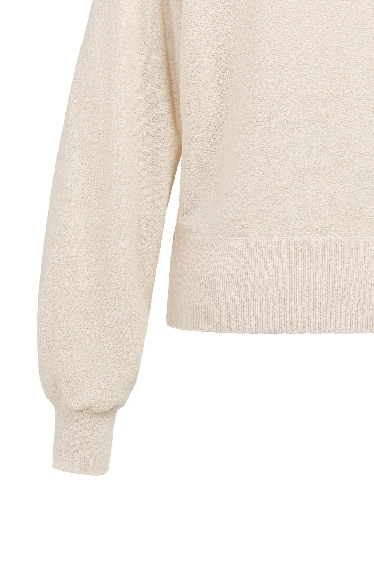 YAYA Pullover Strickfrottee mit U-Boot-Ausschnitt