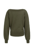 Bild in Galerie laden, YAYA Pullover Strickfrottee mit U-Boot-Ausschnitt
