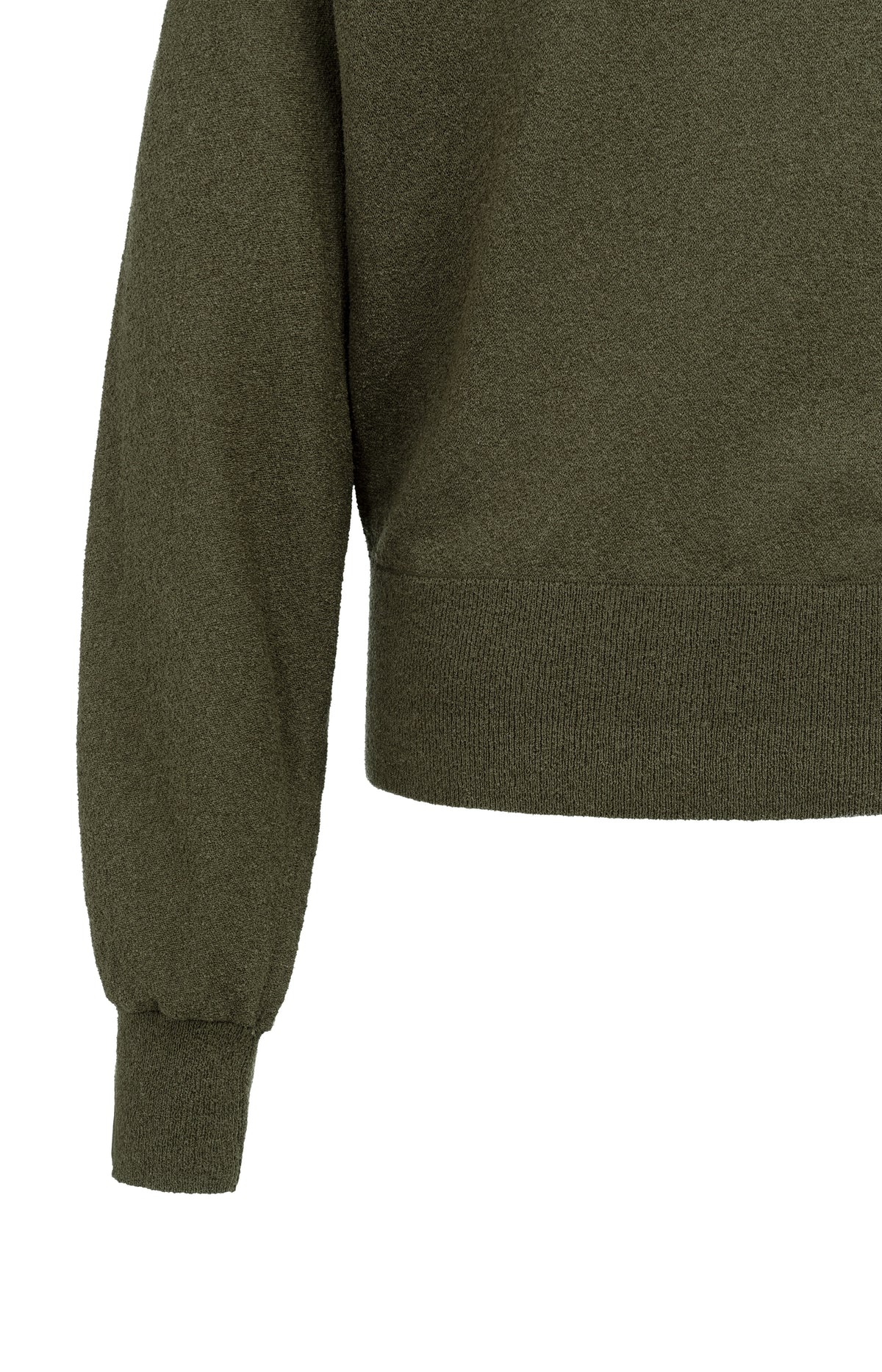 YAYA Pullover Strickfrottee mit U-Boot-Ausschnitt