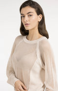 Bild in Galerie laden, Strickpullover in Netzoptik
