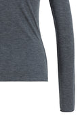 Carica immagine nella galleria, Rollkragenshirt aus Jersey – Dunkelgrau
