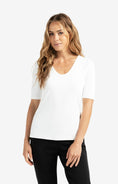 Load image in gallery, YAYA Basic T-Shirt with V-Neck
