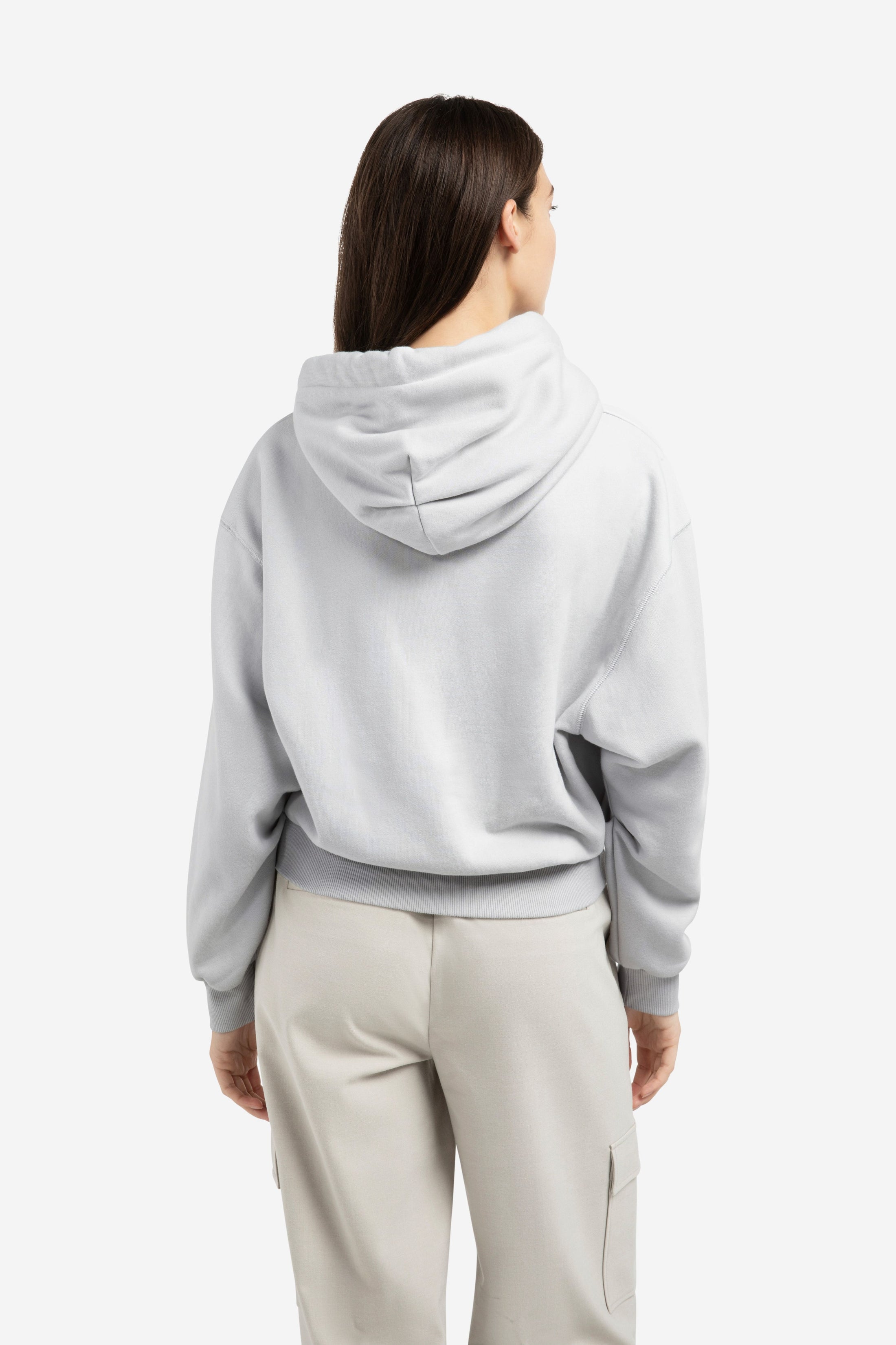 YAYA Hoodie mit Kordeln - Grau