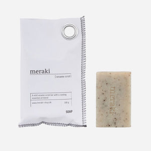 MERAKI Hand soap - Sesame Scrub - 100gr Seifenblock