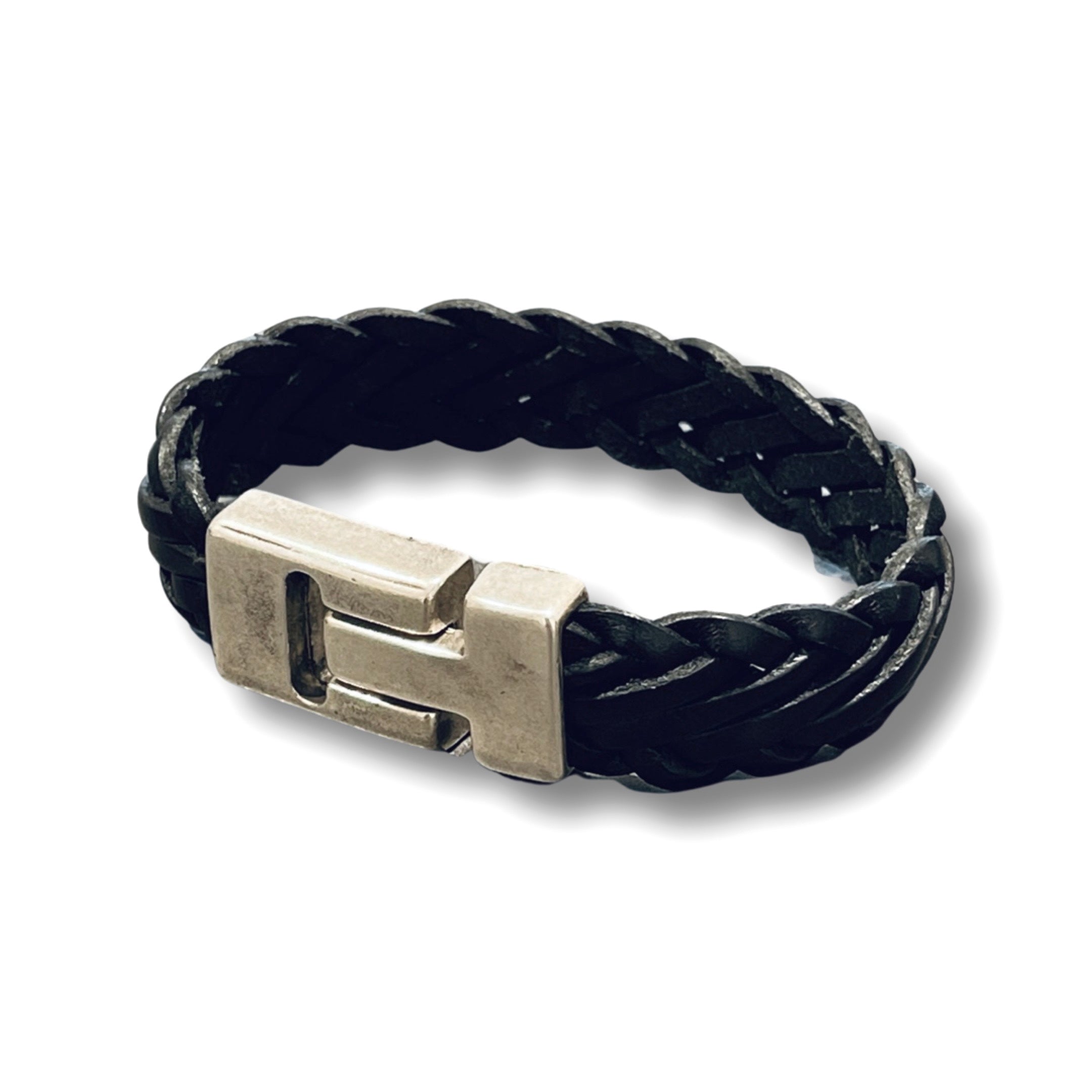 Herrenlederarmband mit Magnetschnalle