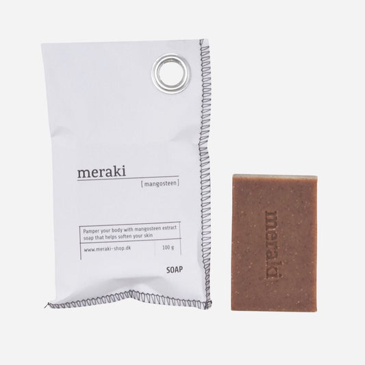 MERAKI Hand soap - Mangosteen - 100gr Blockseife