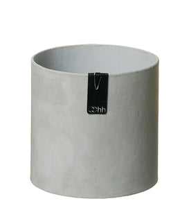 Tokyo Cylinder cement finish Hellgrau 13 x 13 cm - 2er Set