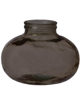 Vase BARCELONA GLOBE - Handgefertigte Kugelvase aus recyceltem Glas