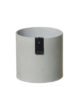 Tokyo Cylinder cement finish Hellgrau 11 x 11 cm - 2er Set
