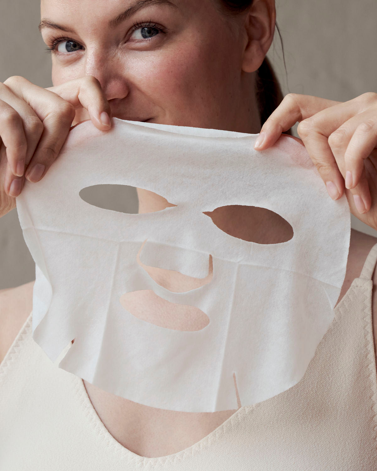MERAKI Gesichtsmaske - Tuchmaske straffend mit Grüntee Extrakt