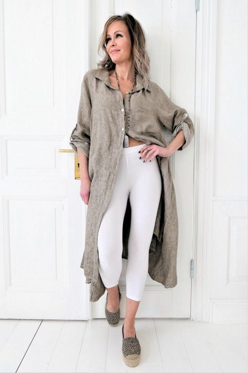Bambus Leggings für Damen – Weiß | BYPIAS