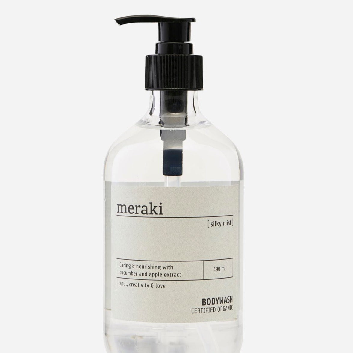 MERAKI Body Wash - Silky mist - 490ml Pumpflasche