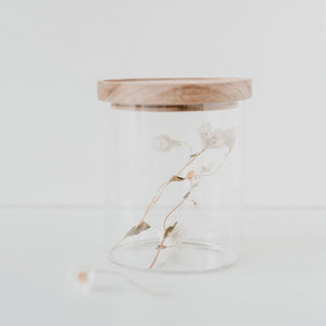 Vorratsglas "Herz" - 13 cm - transparent