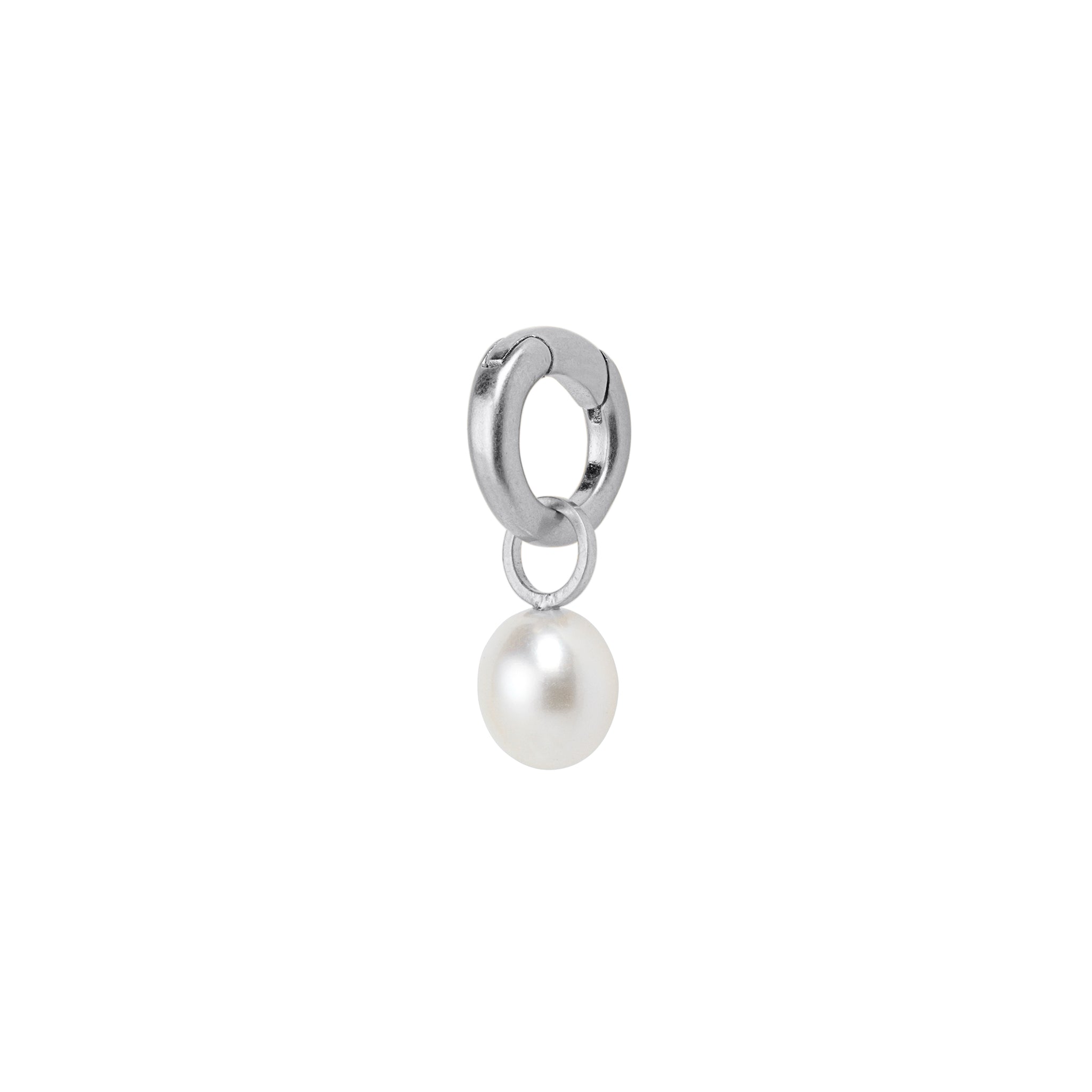 Charm Snow Matt Süßwasser Perle