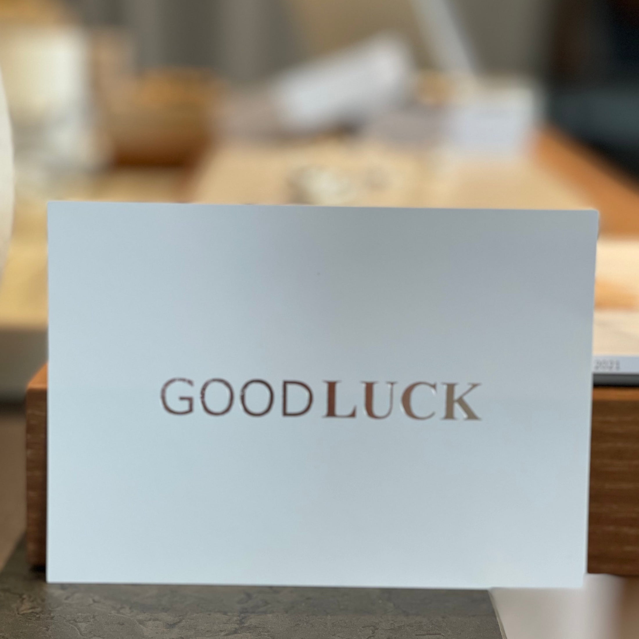 Postkarte "GOOD LUCK"