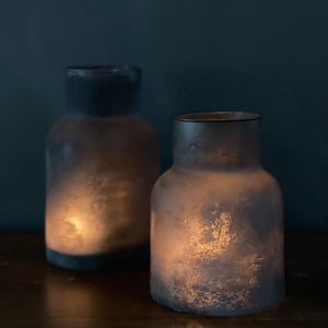 PALMA JAR Vase - Mundgeblasenes Design aus recyceltem Glas