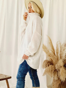 langer Strickpulli